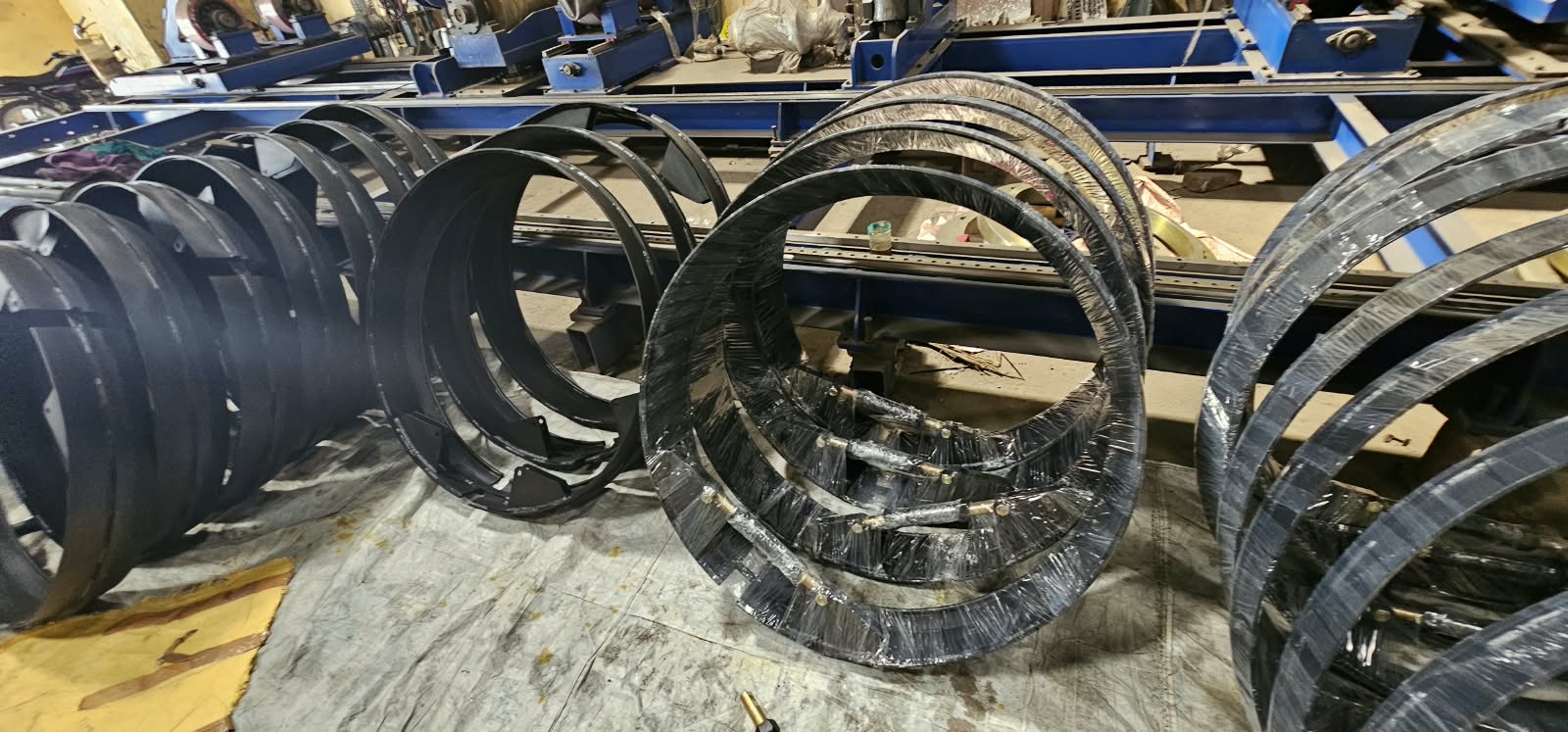 Coupling for OD coating line